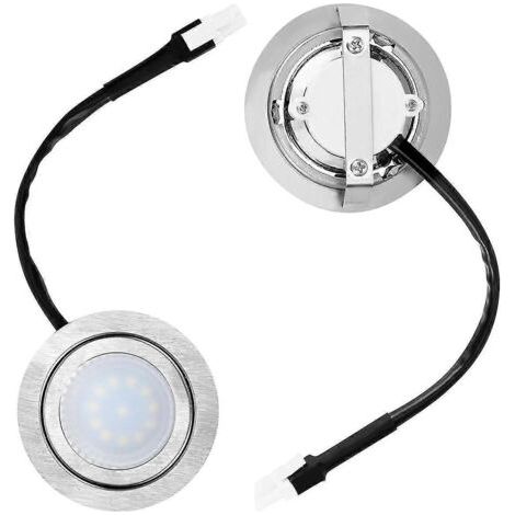 Lot de 2 sources lumineuses pour hotte de cuisine, ampoules LED de remplacement pour hotte de cuisine en acier inoxydable, éclairage encastré pour hotte de cuisine-AquaForge (1/5)
