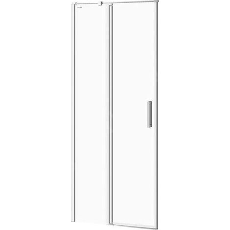 Cersanit Moduo - Porte de douche 80x198 cm, gauche, chrome/verre clair S162-003 (1/4)