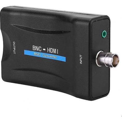 KLVGTIFS PU - Adaptateur d'affichage vidéo BNC vers HDMI 1080p pour moniteur de surveillance + kit de câble USB (1/4)