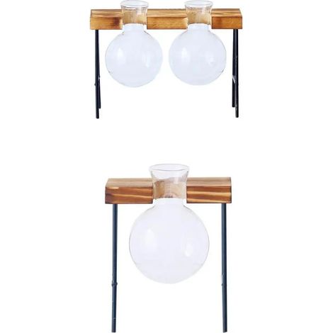 supports en bois pour pots de fleurs (1/5)