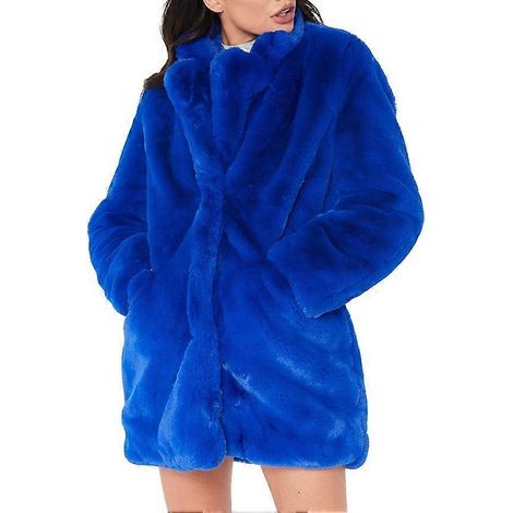 Manteau femme hiver doublure fausse fourrure, parka longue chaude, veste extérieure imperméable, capuche amovible, taille oversize, élégante (1/4)