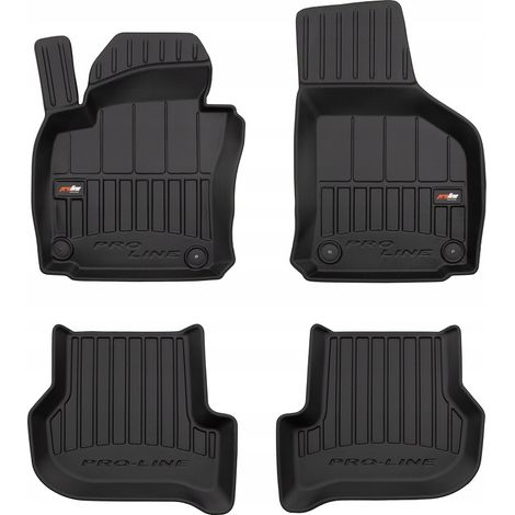ALFOMBRAS Y FELPUDOS DE GOMA VW Scirocco 3 2008-2017 3D TROUGH (1/5)