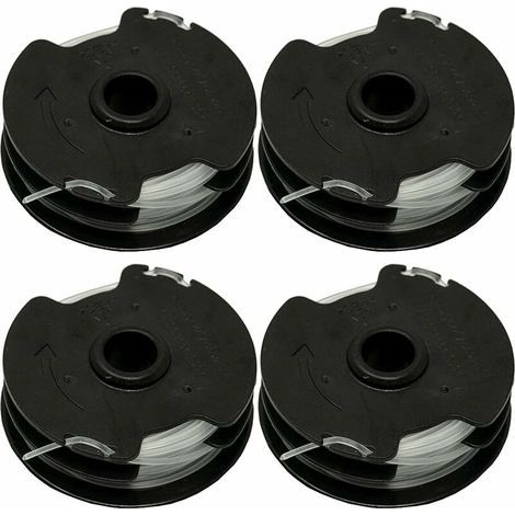 Lot de 4 bobines de Rechange pour débroussailleuse sans Fil Parkside PRTA 20-Li C3 IAN351753 (1/4)