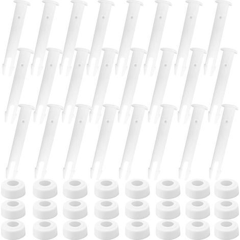 24 pcs Goupilles De Piscine,goupilles goupilles de Rechange,Joints de Piscine en Plastique,Goupilles en Plastique,Joints de Piscine,Broche pour Cadre de Piscine,goupilles de Joint de Piscine (24pcs)-R (1/5)