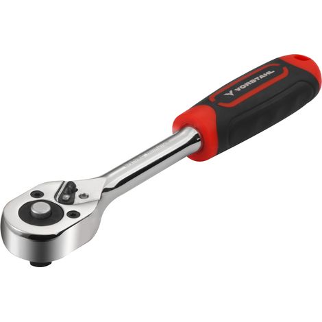 Clé à cliquet droite 3/8" en acier CrV, 45 dents, pour douilles Vorstahl (1/5)