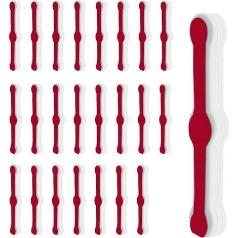 Fenêtre Clip pour moustiquaires, 24 Boucles de Fixation pour fenêtre d'écran, Fenêtre Montage Boucle Pas De Perçage pour Cuisine Balcon Porte Moustiquaire Résistante Aux Insectes, Blanc (1/4)