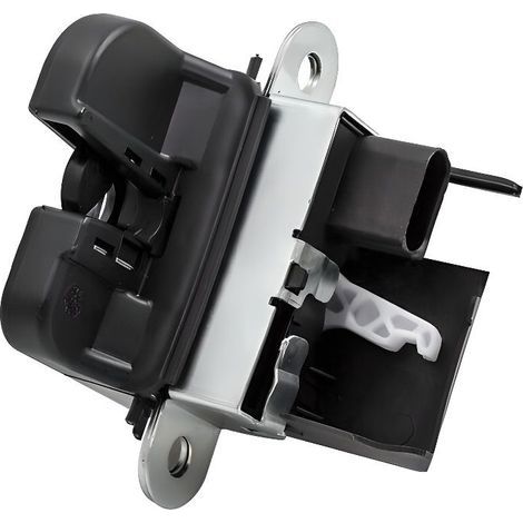 (Schwarz) Heckklappenschloss für VW Golf 5, 6, V, VI, Passat, Seat Leon 2 II, hinten, Teilenummer 1K6827505H (1/4)