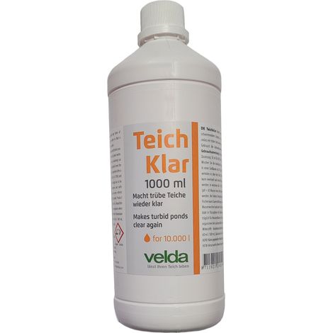 Velda Algenentferner TEICHKLAR 1000 ml für 10.000 l 170011 (1/2)