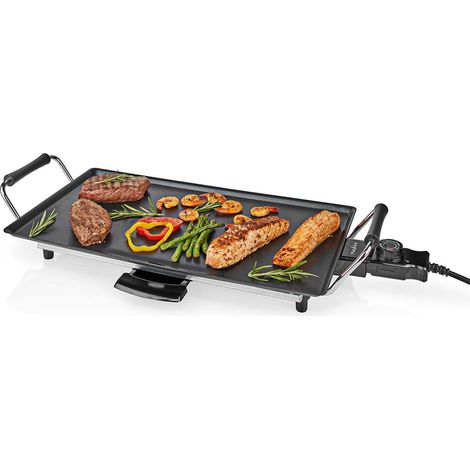 Nedis FCTE110EBK50 Teppan Yaki Griglia da tavolo Nero