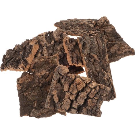 Tapis d'Écorce d'Arbre Naturelle pour Terrarium et Aquarium, Décoration pour Reptiles, Lézards, Serpents et Araignées - 10 x 9 cm (1/5)
