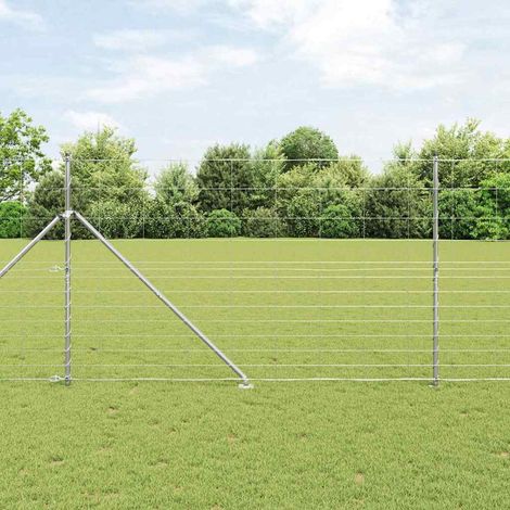 Zaunpfosten Galvanisiert 50 x 1,5 m Stahl