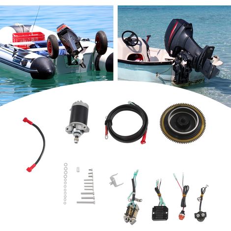 Kit di avviamento per motore fuoribordo a quattro tempi da 14,8 CV/15 CV, volano di avviamento per motore fuoribordo (1/5)