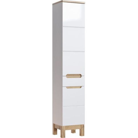 Grande armoire - 35 x 33 x 187 cm - Cintra White - Livraison gratuite (1/5)