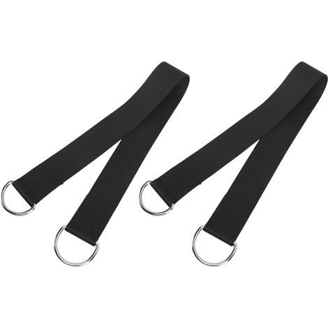 Lot de 2 sangles de suspension pour balançoire d'arbre, en nylon haute résistance et sécuritaire, pour la maison et l'extérieur. (1/5)