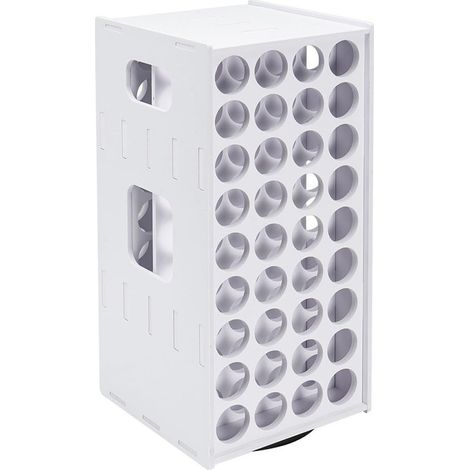 Support de rangement pour peinture artisanale, 72 trous, tour de rangement verticale pivotante à 360°, organisateur de rangement portable pour peinture artisanale.