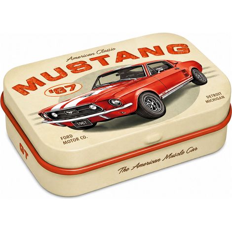 Pilulier métallique Ford Mustang GT 1967 (1/2)