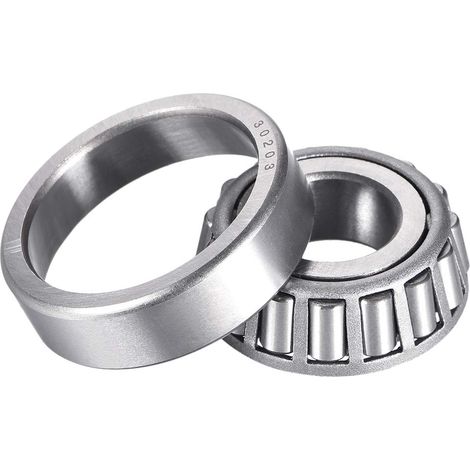 Cône de roulement à rouleaux coniques 30203 avec coupelle, diamètre intérieur 17 mm, épaisseur 40 mm OD 13 mm pour remorque de fret (1/4)