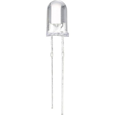 Kit 1000 diodes LED 5mm rondes rouge vert bleu jaune blanc clair eau composants électroniques (1/4)