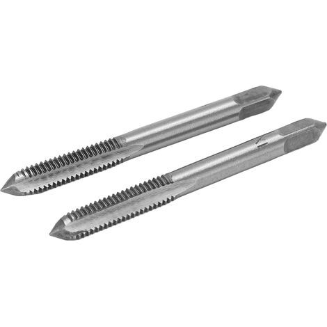 2 pièces/ensemble métrique Machine robinet haute vitesse en acier 3 cannelures droites filetage outil de taraudage M6x1. (1/5)