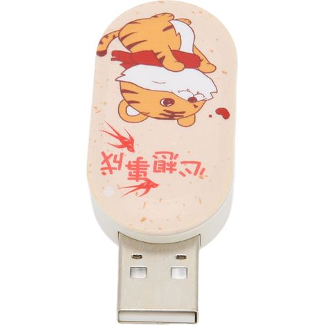 Clé USB 2.0 64 Go avec motif animal mignon et protection contre les interférences électromagnétiques.