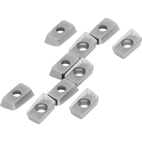 10 Stück Dreheinsätze, schwarz beschichtet, CNC-Fräseinsätze aus Hartmetall für Hohlbearbeitung von Edelstahl (APMT1604PDERM2) (1/5)