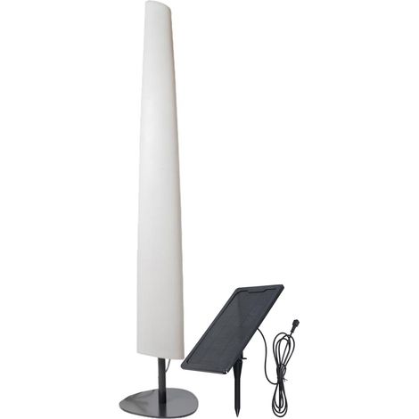 Lumisky Lampadaire solaire LED blanc froid/chaud BAY W160 SOLAR H160cm avec télécommande (1/3)