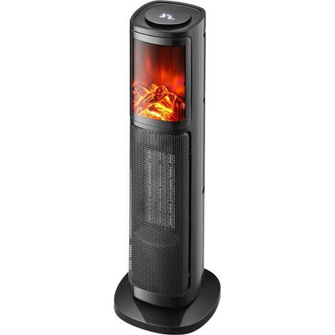Radiatore elettrico abrila ENEBRO nero 2000 watt compatto