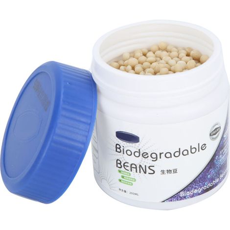 Boules Biologiques Dégradables pour Aquarium Eau de Mer – 200 ml, Polymère Haute Performance, Réduction NO3/PO4