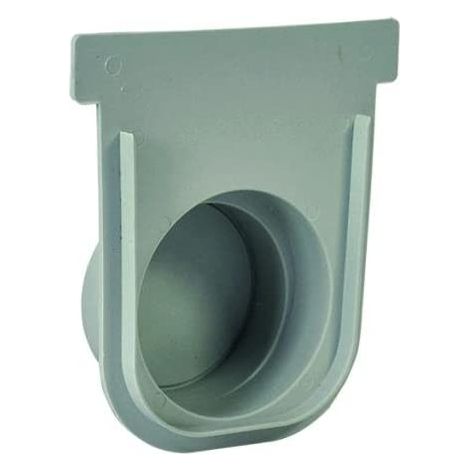 Tappo per canaletta cm 13x14h - uscita diametro 7,5-9 cm
