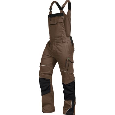Leibwächter Latzhose Flex-Line FLEXL29 Gr. 40 haselnuss/schwarz (1/2)