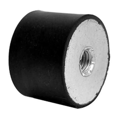 Plot antivibratoire femelle RS PRO M3 Ø 6mm en Caoutchouc ( Prix pour Paquet de 4 )