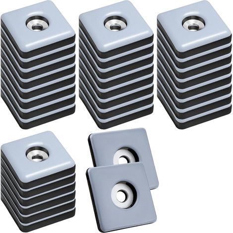 (32 Pièces) Patins en Téflon à Visser Ø 30mm Patins PTFE Patins Glisseurs pour Meubles pour Protection Efficace de Vos Meubles chaises sols (1/5)