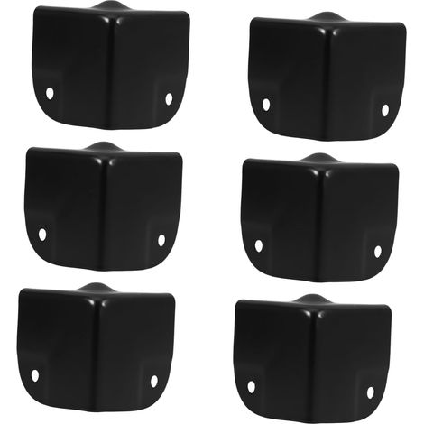 Lot de 6 protections d'angle métalliques pour meubles, finition (1/5)