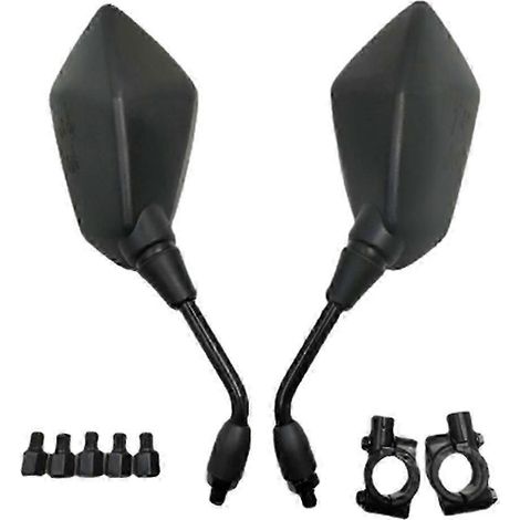 Rétroviseur universel 10 mm pour moto, scooter, vélo électrique, rétroviseurs latéraux arrière convexes pour véhicules électriques WHBYV (1/4)