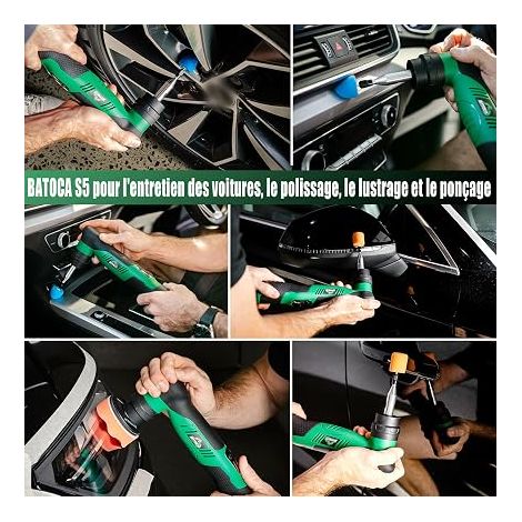 BATOCA S5 Mini Wireless Car Polisher Orbital and Rotary Polisher (1/4)