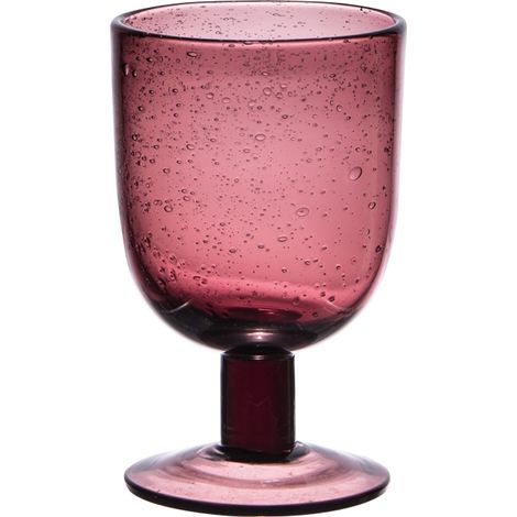 Table Passion - Verre à pied 28 cl Luberon bullé violet (lot de 6)