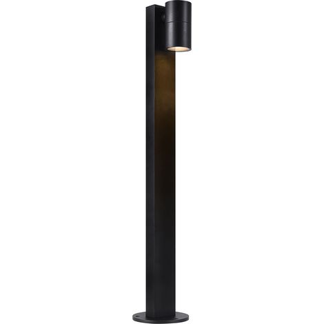 Potelet TIN 80 Aluminium Noir, H.80 IP44 GU10 /Nordlux Extérieur