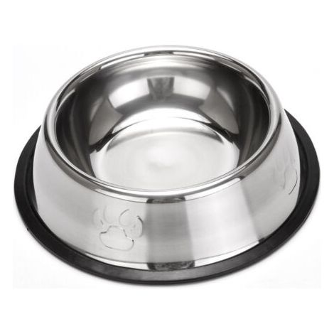 QORVA-Gamelle pour Chat, 2 Pièces Gamelle Chat INOX Ensemble, Bol Chat, Gamelle Eau Chat, Bol pour Chat, Idéal pour Les Chiots et Les Chats Petits Animaux (1/5)