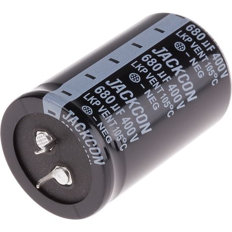 Condensateur RS PRO 680µF, 400V c.c. ( Prix pour 1 ) (1/2)