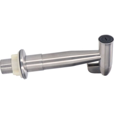 Lanceur WC cuivre, résistant haute et basse pression, sans bouton, douchette hygiénique durable, débit réglable (DP-SET403A-3 : pistolet rapide + support lavabo + tuyau rétractable + lest + raccords) (1/5)