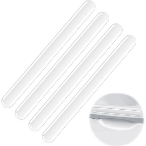 4 Pièces Voiture Bandes Anti Collision, Protege Porte Voiture, Autocollants de Protection Contre Les Collisions de Voiture, Protection du Bord D'automobile Rétroviseur, pour Tous Les Véhicules (1/5)