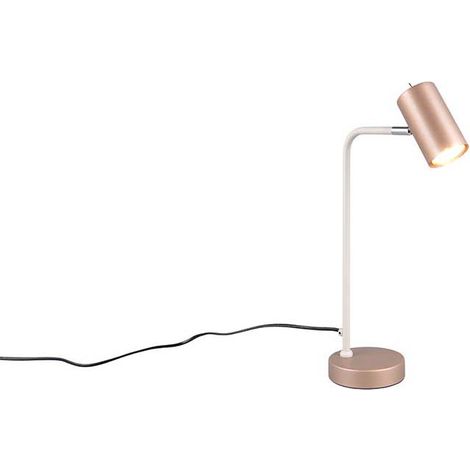 Tischlampe Leselampe Tischleuchte beweglich Nachttischlampe coffee H 45 cm