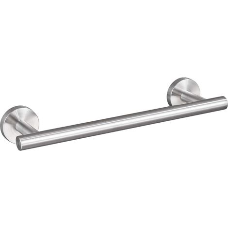 Porte-serviettes en acier inoxydable, adapté pour montage mural dans la salle de bain ou la cuisine, 40 cm (argent) (1/4)