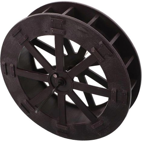 Modèle de fontaine à roue à eau à monter soi-même, pièces de rechange pour roue à eau de fontaine, convient à la décoration intérieure, rotation dynamique, facile à assembler, fabriqué en plastique et (1/5)