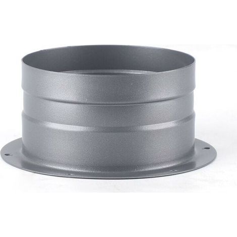 Bride de Rraccordement Bride de de Fixation Murale Connecteur Adaptateur de Conduit d'échappement pour Tuyau de Ventilation Flexible (100mm) (1/4)