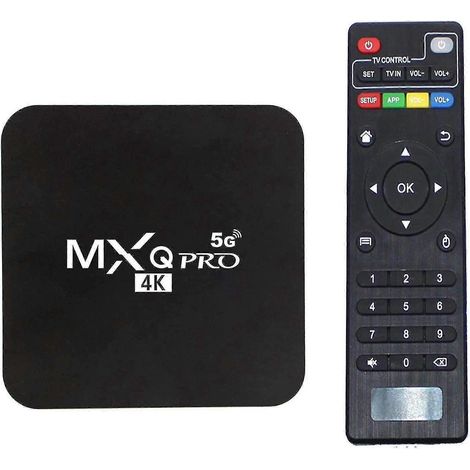 Boîtier TV Android, lecteur multimédia en streaming 4K HDR, 4 Go de RAM, 32 Go de ROM, processeur Allwinner H3-core. (1/5)