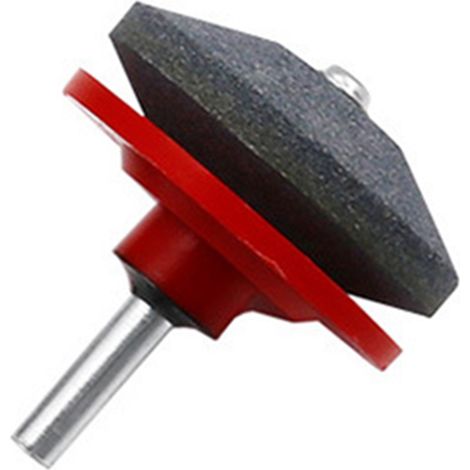 Affûteuse de lames de tondeuse à gazon universelle, meule à aiguiser pour perceuse électrique et perceuse manuelle, tige de 6,35 mm (1/4 pouce) (1/5)