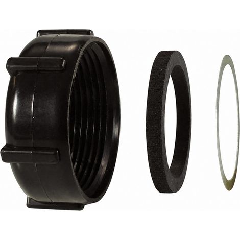 Amerikanische Mutter und Dichtung für Laborsiphonauslass 50 mm PRESTO First Labo