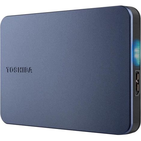 Disque dur externe Toshiba Canvio Gaming 2 To, 2,5 pouces, USB 3.2 Gen1 (5 Gbit/s), gris foncé métallisé, 155 g (1/2)
