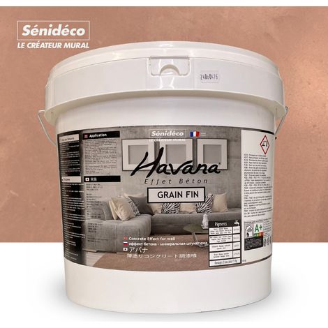 Enduit à la chaux, effet béton - HAVANA grain fin 5KG pour 10m²